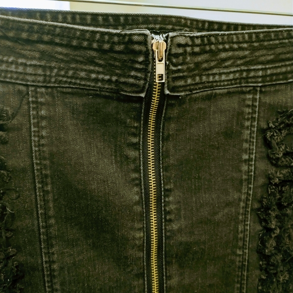 Doubleone.K Black Jean Mini Skirt - Picture 10 of 12